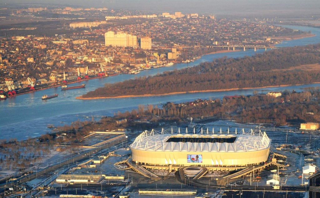 «Ростов Арена» на левом берегу Дона